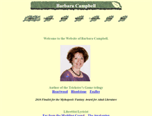 Tablet Screenshot of barbara-campbell.com